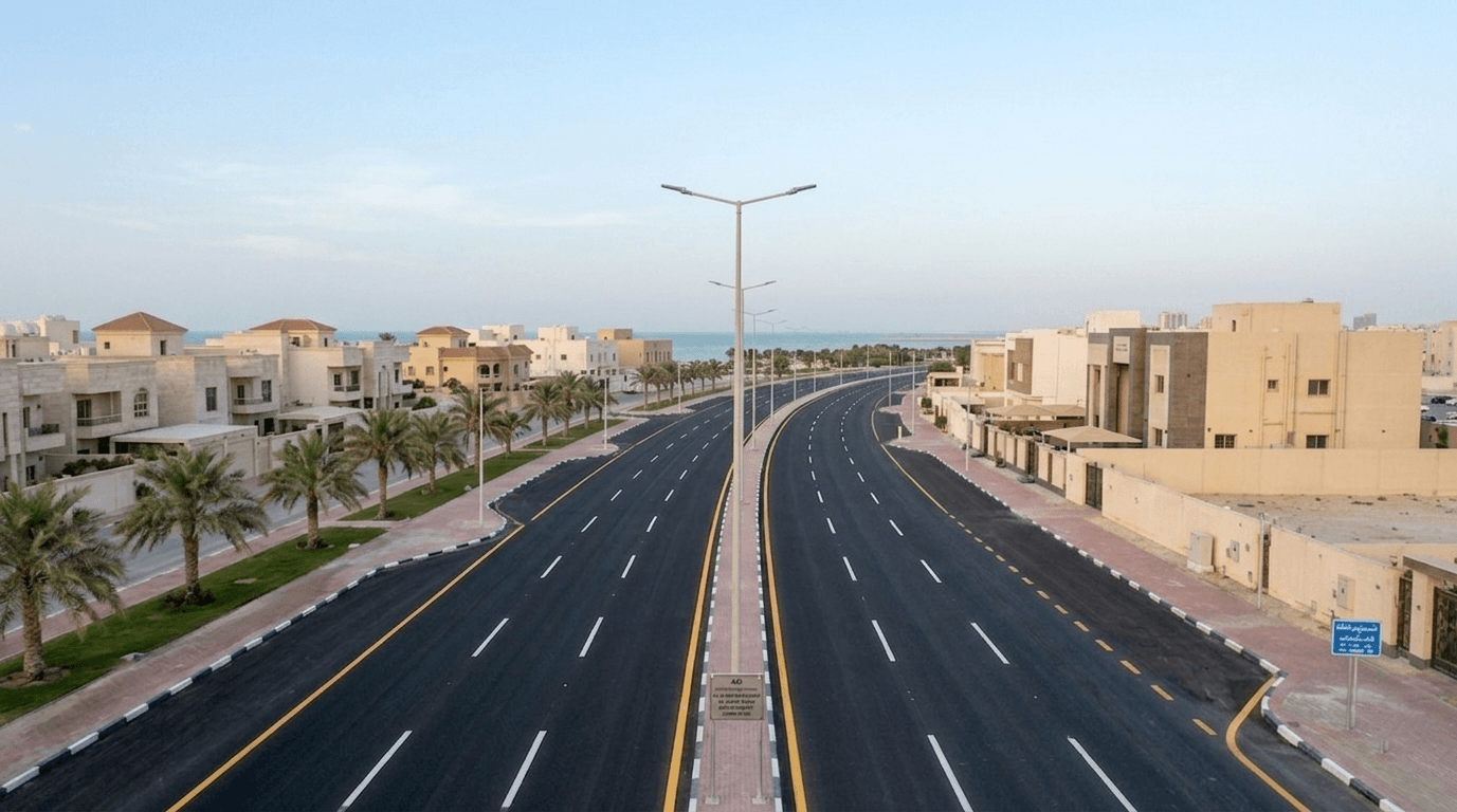 Internal Road Development – Al Shati District 2