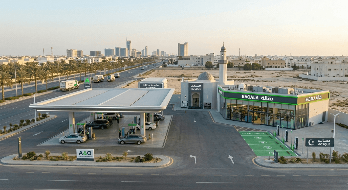 Modern Fuel Station – Al Khobar Highway
